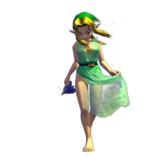 dress, staff, hat, concept art transparent PNG cut-out