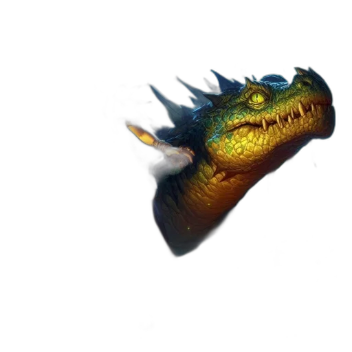 dragon, creature, animal, mask transparent PNG cut-out