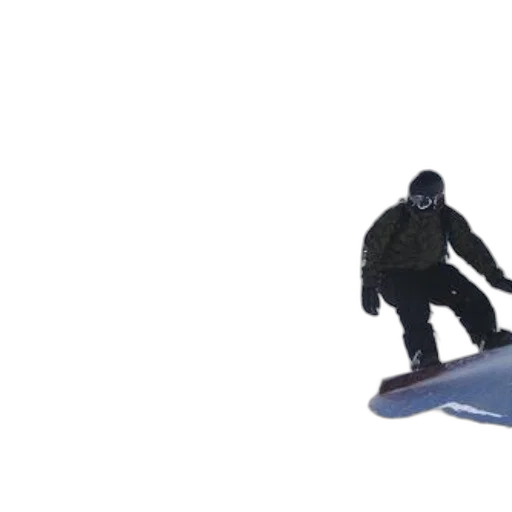 3d render, photorealistic, snow, snowboarder transparent PNG cut-out