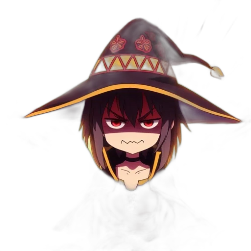hat, mask, staff, face transparent PNG cut-out