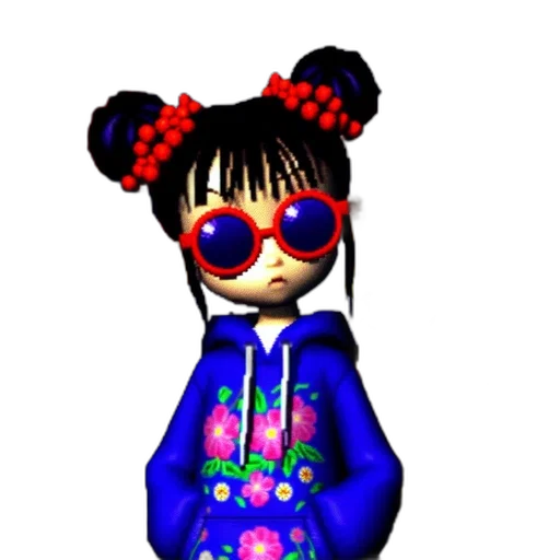 jacket, jewelry, staff, 3d render transparent PNG cut-out