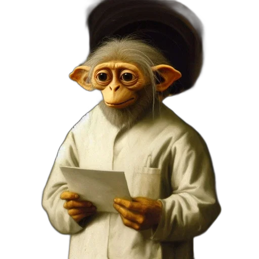 staff, animal, hat, face transparent PNG cut-out