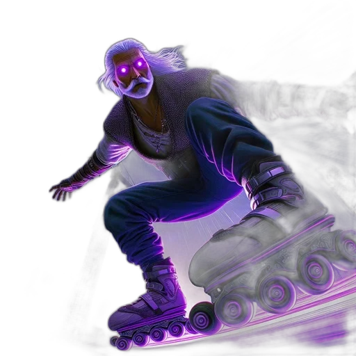 robot, concept art, cyberpunk, vaporwave transparent PNG cut-out