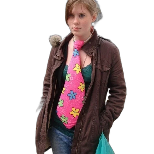 jacket, staff, umbrella, 3d render transparent PNG cut-out