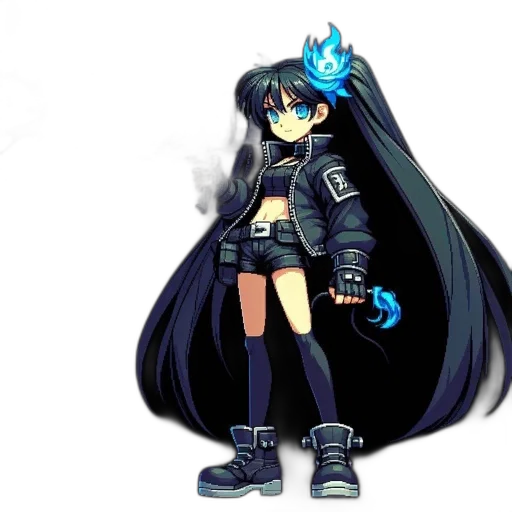 jacket, staff, weapon, concept art transparent PNG cut-out