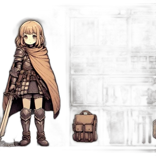 weapon, sword, staff, dress transparent PNG cut-out