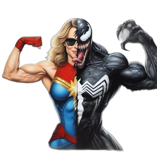 comic book art, concept art, cartoon, photorealistic transparent PNG cut-out