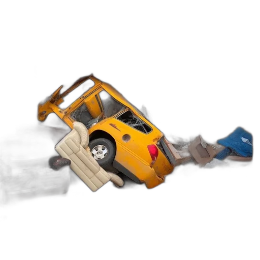 car, weapon, 3d render, concept art transparent PNG cut-out