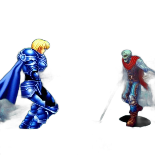 concept art, pixel art, comic book art, 3d render transparent PNG cut-out