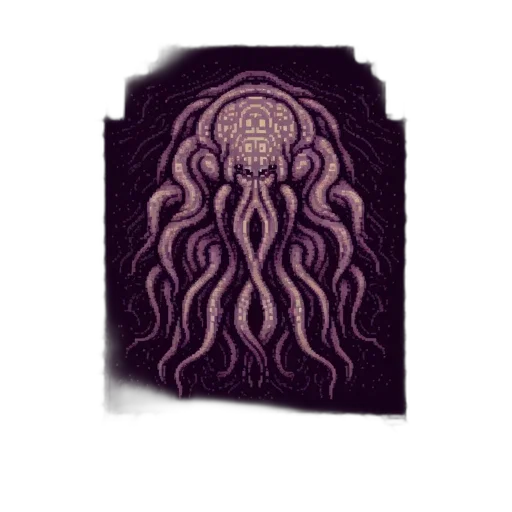 concept art, fantasy art, 3d render, pixel art transparent PNG cut-out
