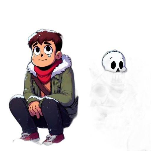 jacket, mask, creature, face transparent PNG cut-out