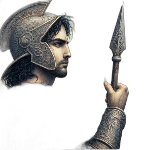 sword, weapon, staff, face transparent PNG cut-out