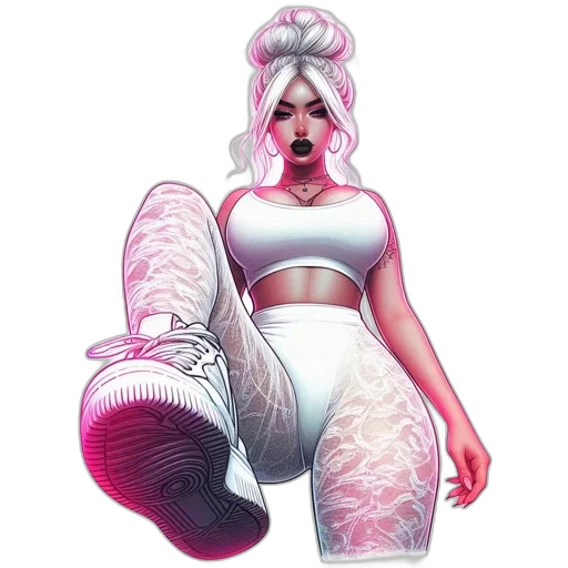 shoes, concept art, vaporwave, fantasy art transparent PNG cut-out