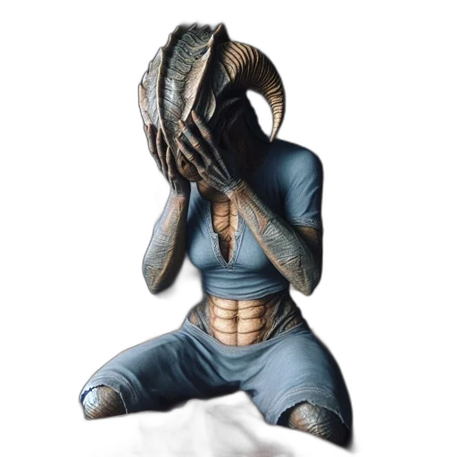 mask, creature, dragon, robot transparent PNG cut-out
