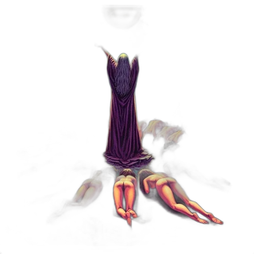 dress, creature, hair, robot transparent PNG cut-out