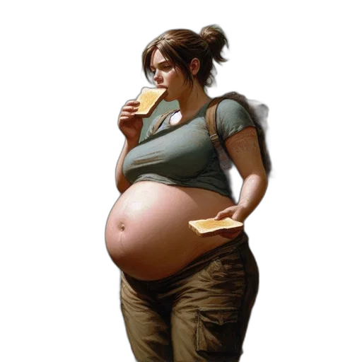 food, concept art, photorealistic, pixel art transparent PNG cut-out