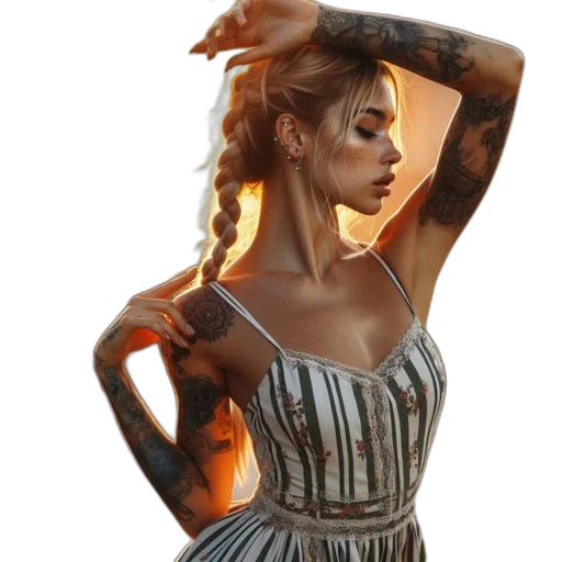 dress, jewelry, hair, crown transparent PNG cut-out