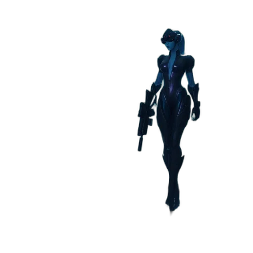 dress, robot, weapon, staff transparent PNG cut-out