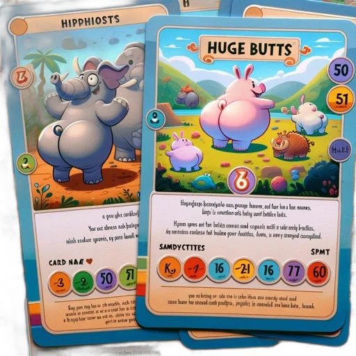 concept art, illustrated, game, cards transparent PNG cut-out