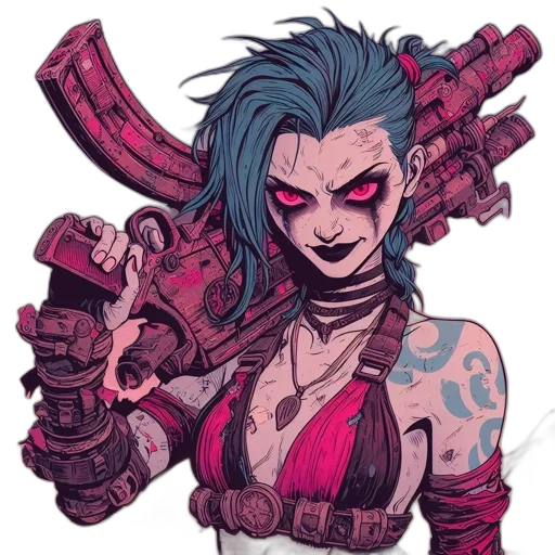 weapon, comic book art, cyberpunk, concept art transparent PNG cut-out
