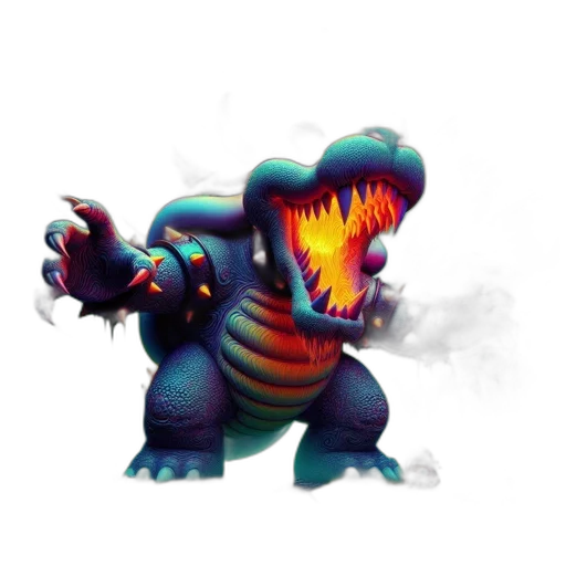 dragon, creature, animal, staff transparent PNG cut-out