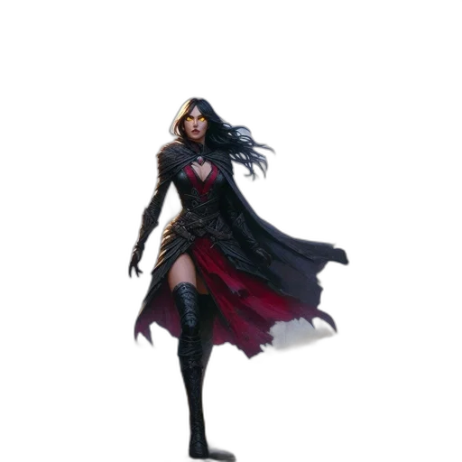 dress, concept art, 3d render, fantasy art transparent PNG cut-out