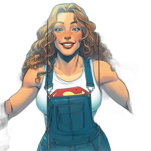 comic book art, cartoon, concept art, watercolor transparent PNG cut-out