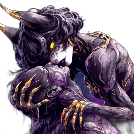 dragon, creature, mask, hair transparent PNG cut-out