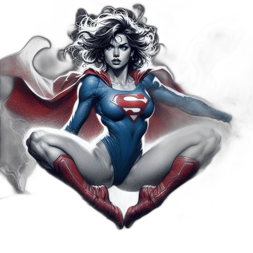 comic book art, concept art, fantasy art, cartoon transparent PNG cut-out