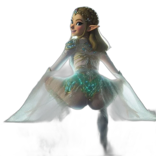 dress, staff, creature, dragon transparent PNG cut-out