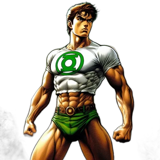 comic book art, concept art, cartoon, photorealistic transparent PNG cut-out