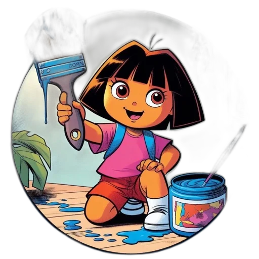 cartoon, concept art, comic book art, photorealistic transparent PNG cut-out