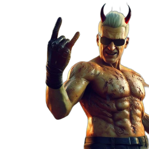 concept art, 3d render, cyberpunk, comic book art transparent PNG cut-out