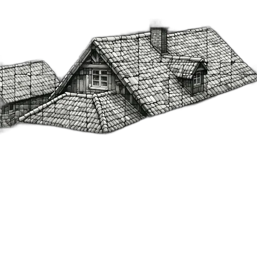 building, 3d render, concept art, pencil sketch transparent PNG cut-out