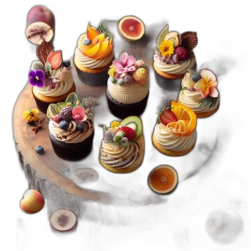 food, staff, 3d render, photorealistic transparent PNG cut-out