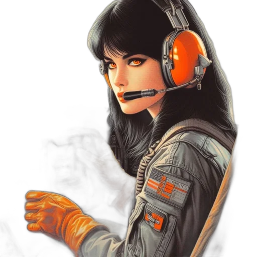 staff, jacket, face, robot transparent PNG cut-out