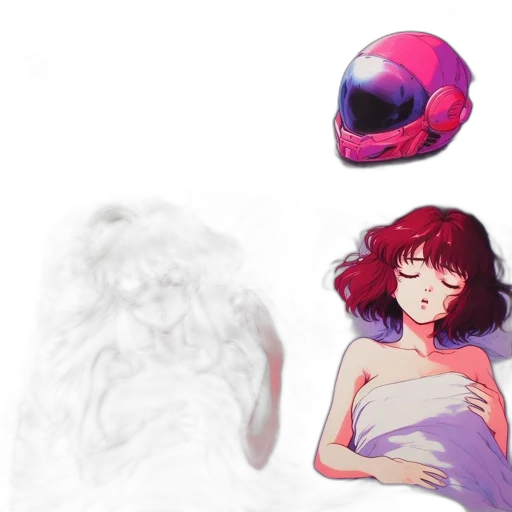 creature, mask, hat, hair transparent PNG cut-out