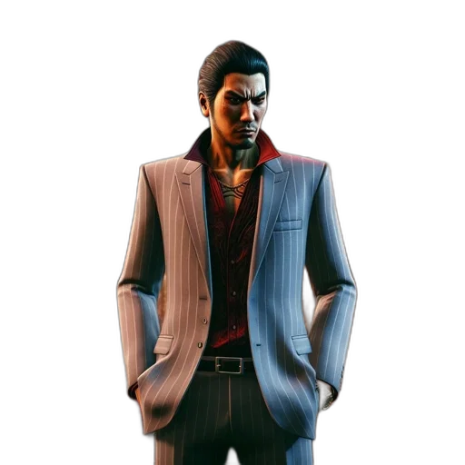 jacket, staff, face, concept art transparent PNG cut-out