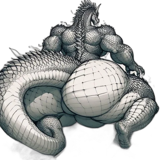 dragon, creature, animal, weapon transparent PNG cut-out