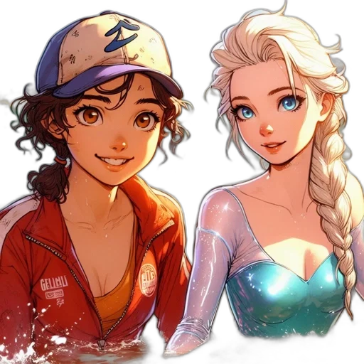 comic book art, concept art, fantasy art, pixel art transparent PNG cut-out