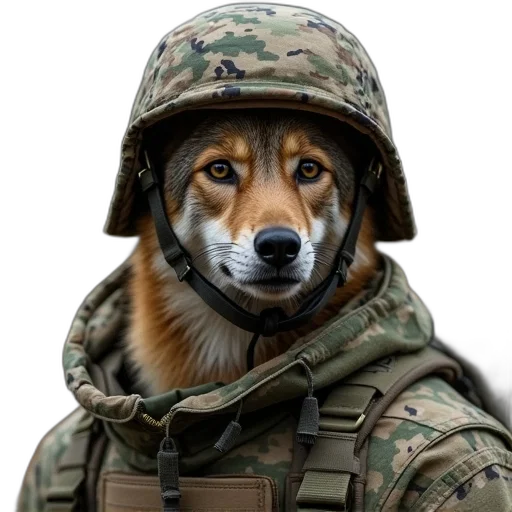 animal, hat, staff, face transparent PNG cut-out