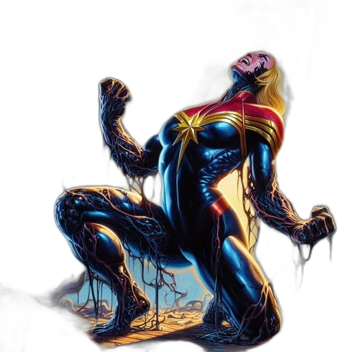 creature, animal, mask, comic book art transparent PNG cut-out