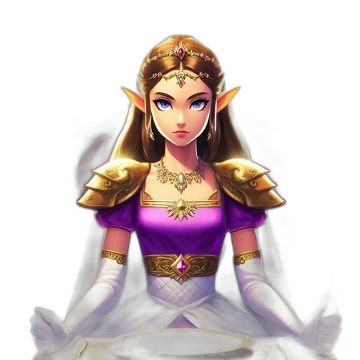 jewelry, crown, staff, dress transparent PNG cut-out