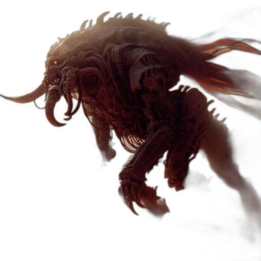 creature, dragon, animal, hair transparent PNG cut-out