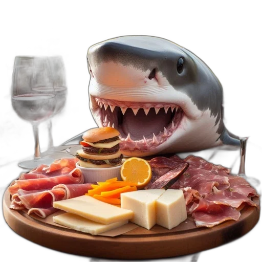 food, animal, creature, 3d render transparent PNG cut-out