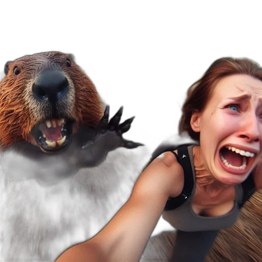 animal, creature, hair, photorealistic transparent PNG cut-out