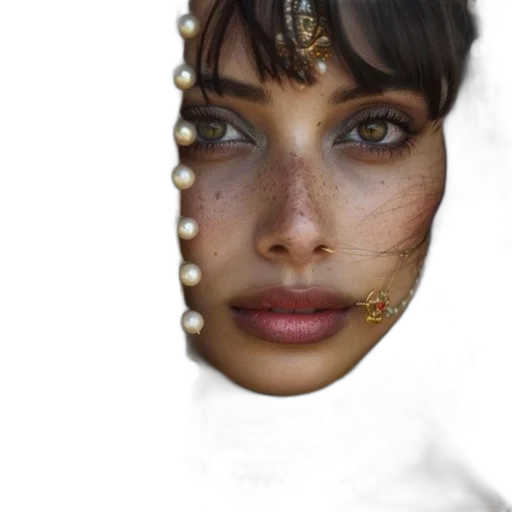 face, jewelry, mask, crown transparent PNG cut-out