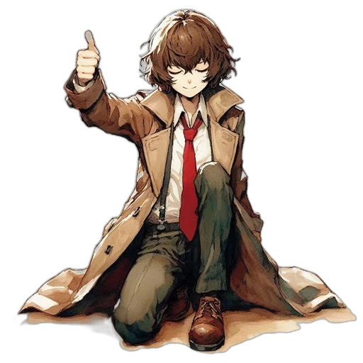 jacket, staff, weapon, animal transparent PNG cut-out