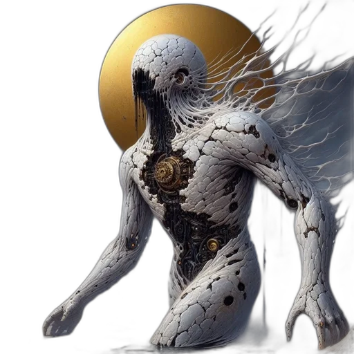 creature, robot, jewelry, concept art transparent PNG cut-out