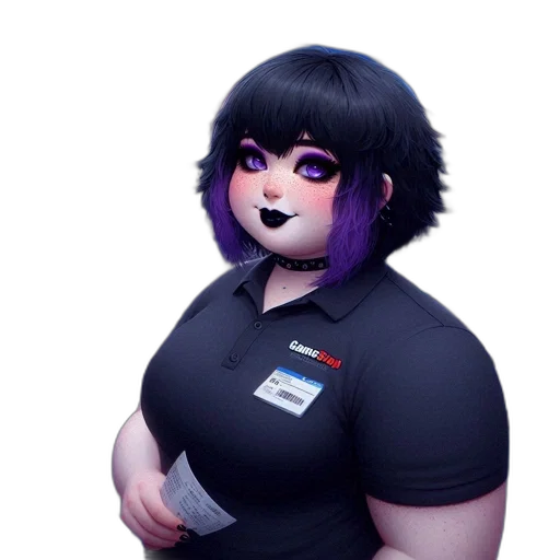 staff, dress, face, robot transparent PNG cut-out